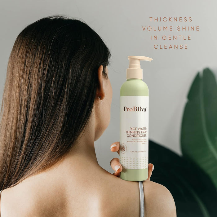 ProBliva Rice Water Shampoo & Conditioner Set (240ml x 2)