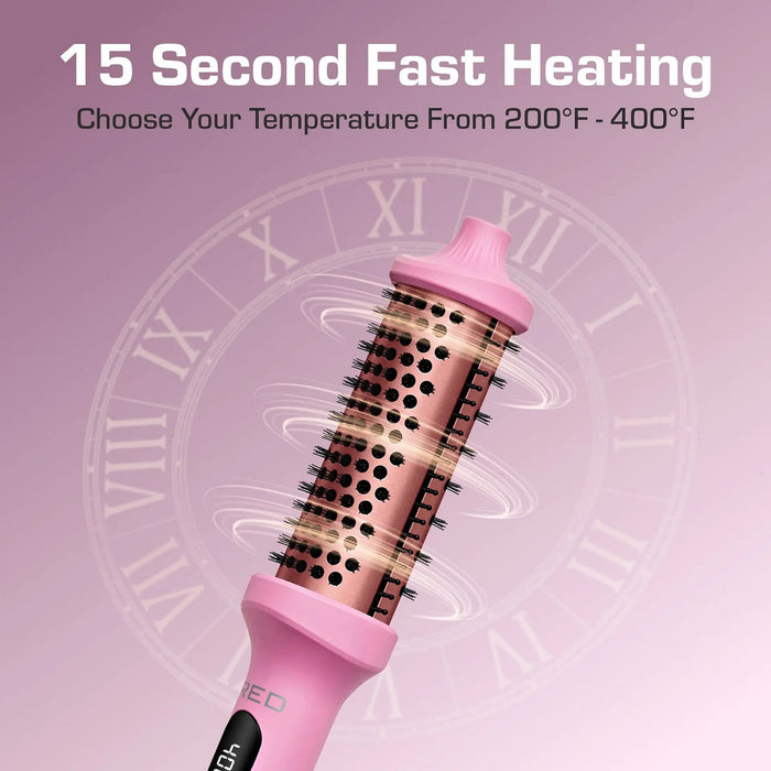 Red Electric Heated Roll Brush