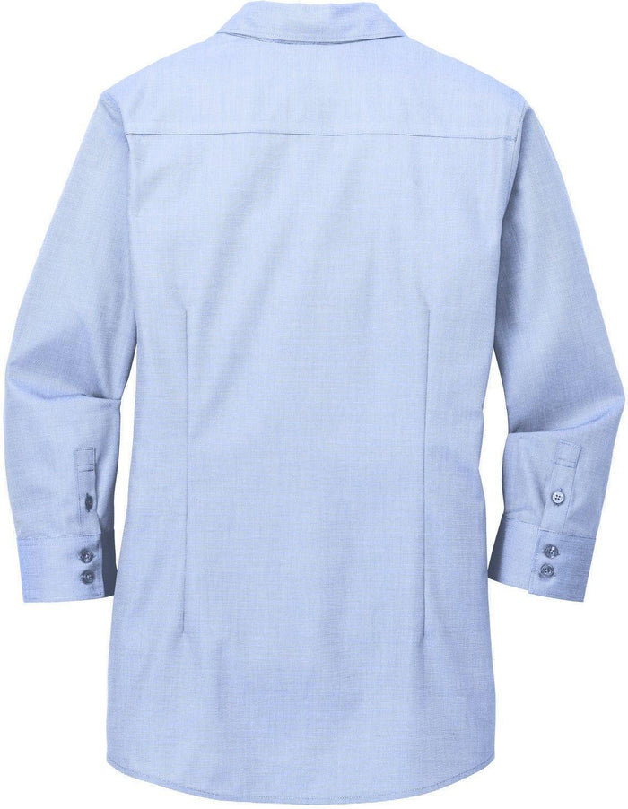 no-logo Red House Ladies 3/4-Sleeve Nailhead Non-Iron Shirt-Active-Red House-Thread Logic