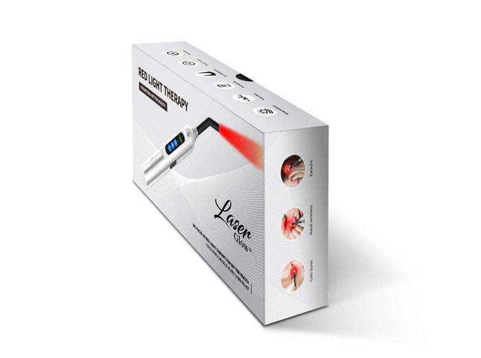 Cold sore red light therapy device packaging