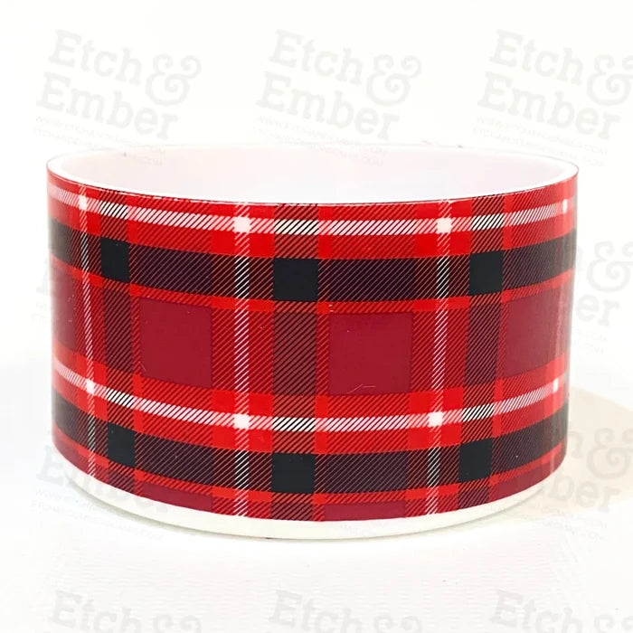 Red Plaid Tumbler Boot -Fits 20-40Oz