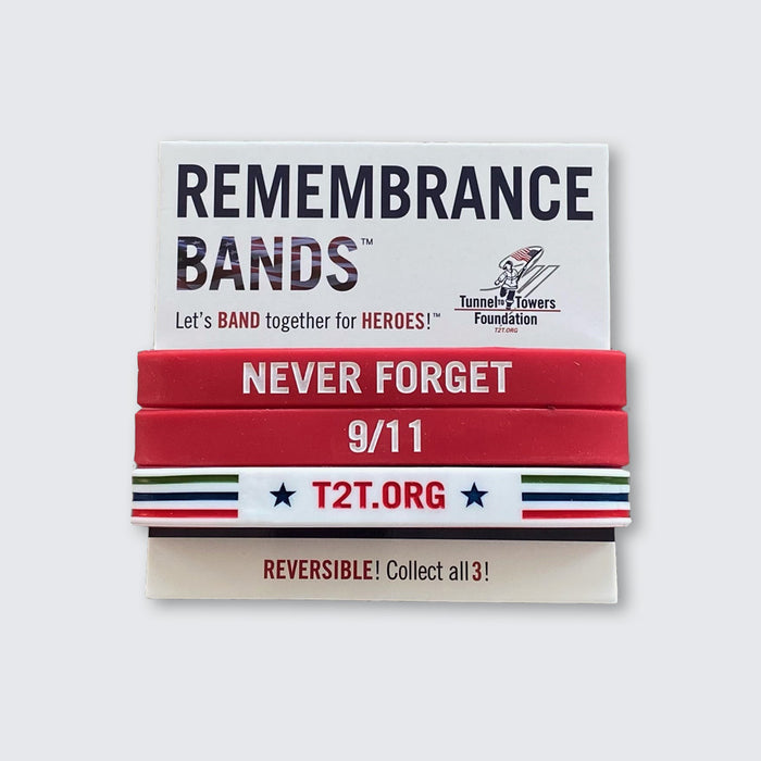 Remembrance Bands™ - Fire Engine Red - Set of 3