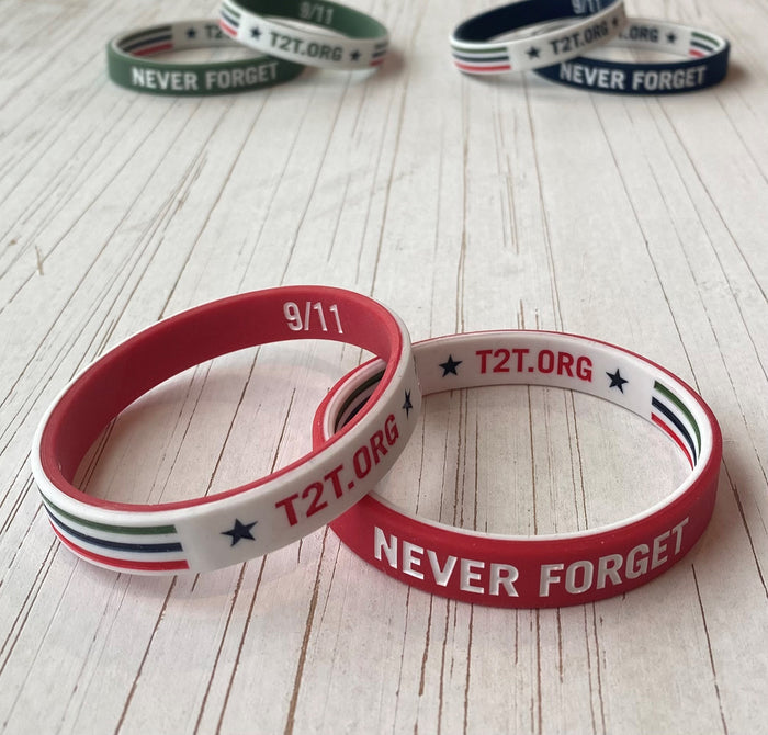 Remembrance Bands™ - Fire Engine Red - Set of 3