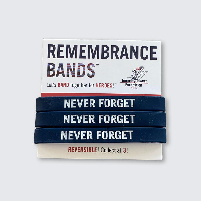 Remembrance Bands™ - Law Enforcement Blue - Set of 3