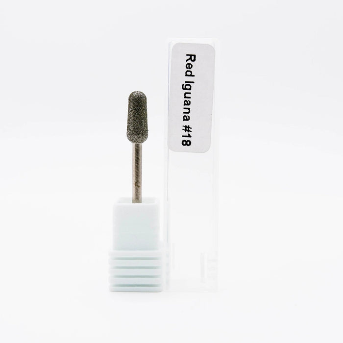 RI- Diamond Nail Bit Tapered Cylinder #18 - 5mm-Nail Bit-Red Iguana LLC-Gel Essentialz