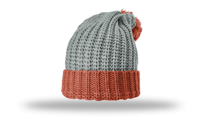 Heather Grey/Rust / OSFA