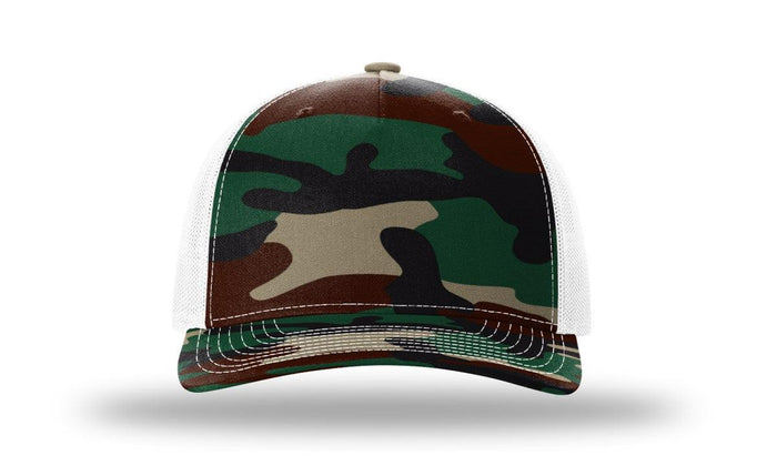 Green Camo/White / OSFA