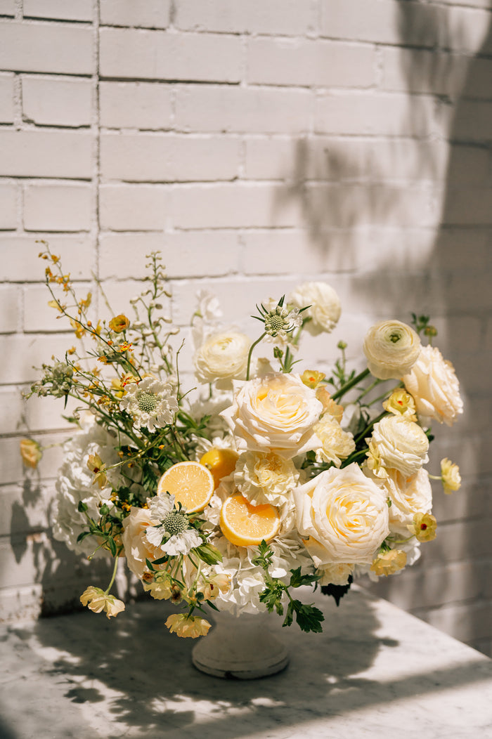 Romantic Butter Yellow Wedding Shoot with Italian Flair