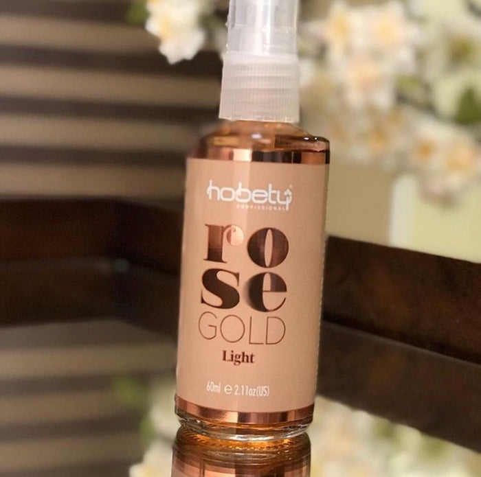Rose Gold Set - 3 Steps (Shampoo + Mask + Leave-in) - For brittle hair that needs growth and resistance. WITH BIOTIN.