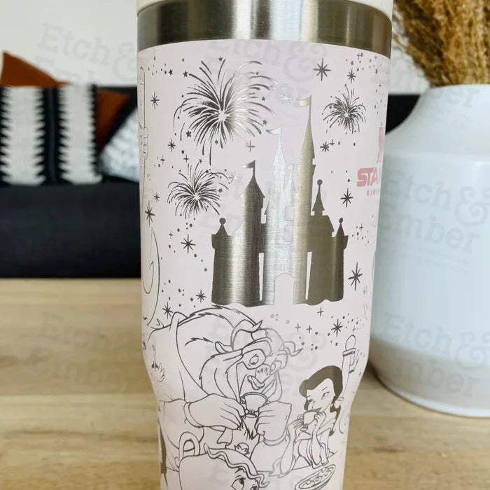 Rose Quartz Stanley Ice Flow 30Oz Engraved Tumbler