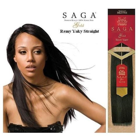 SAGA Gold Remy Yaky Weave Hair by MilkyWay