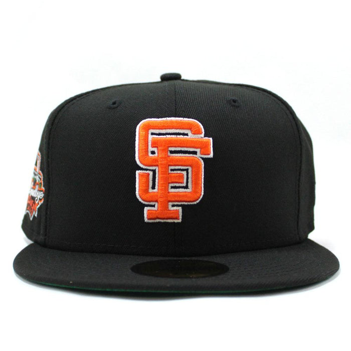 San Francisco Giants 1960 99 TELL IT GOODBYE New Era 59Fifty Fitted Hat (Black Green Under Brim)