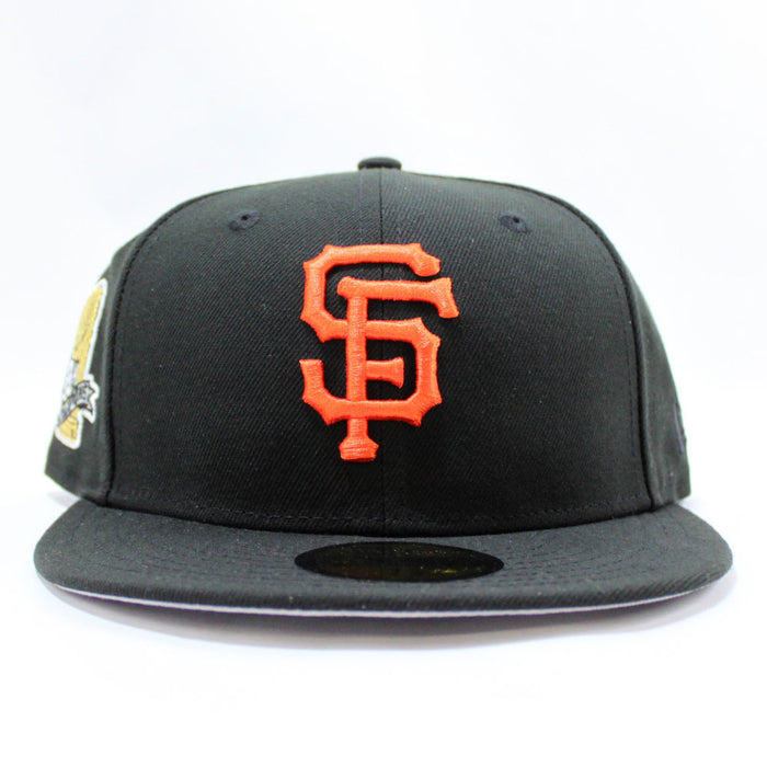 San Francisco Giants 8X Championships New Era 59Fifty Fitted Hat (Glow in The Dark Black Gray Under Brim)