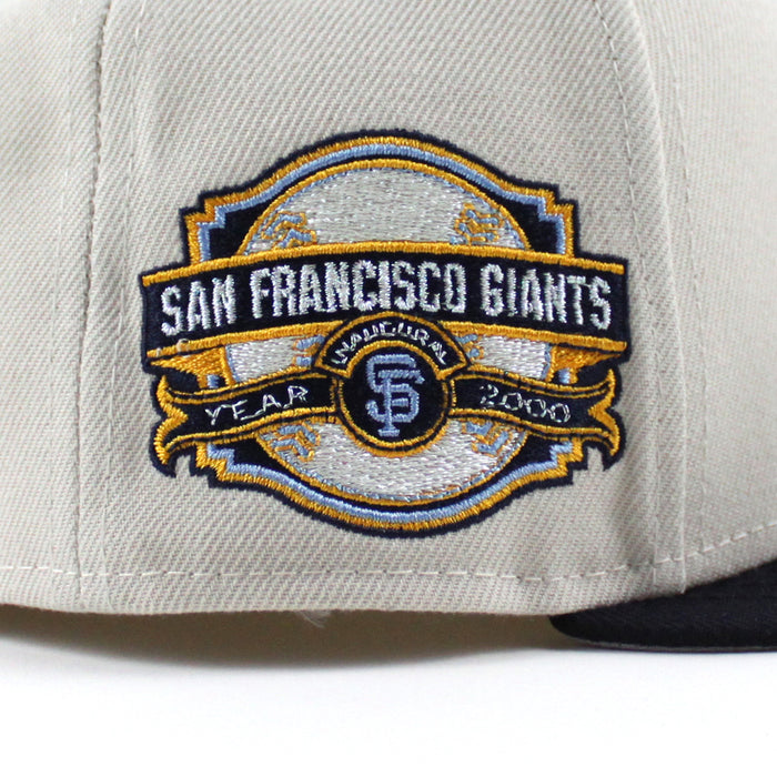 San Francisco Giants Inaugural Season New Era 59Fifty Fitted Hat (Stone Navy Gray Under Brim)