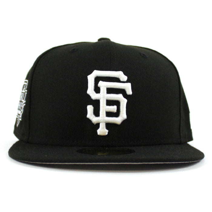 San Francisco Giants World Series New Era 59Fifty Fitted hat (Black White Gray Under Brim)