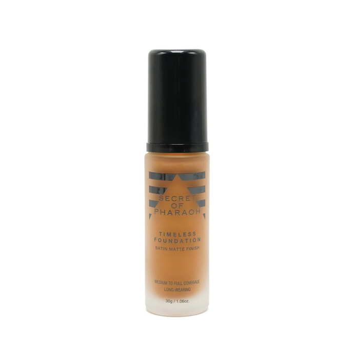 EBIN Secret of Pharaoh Timeless Foundation with satin matte finish in medium shade