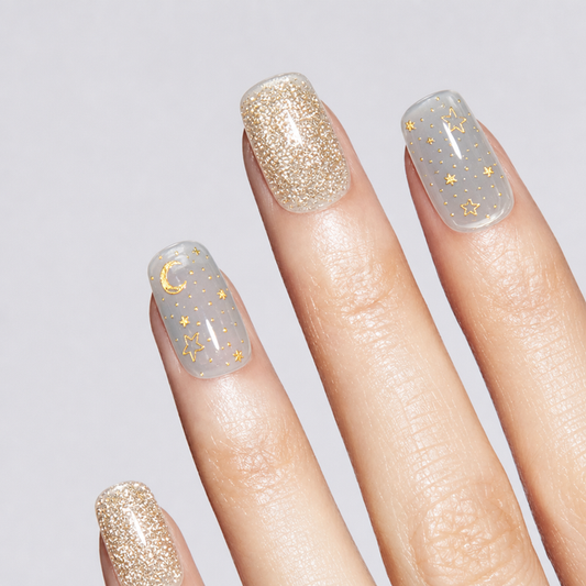 Semicured nail stickers NF250036