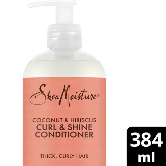 SheaMoisture Coconut & Hibiscus Curl & Shine Conditioner 384ml