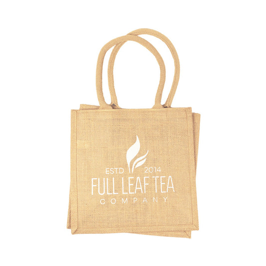 A "My Favorite Tea Bag" Tote Bag by Full Leaf Tea Company.