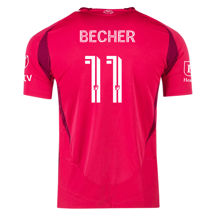 adidas Simon Becher St. Louis FC Authentic Home Jersey 25/26 (Power Pink) | SoccerWearhouse