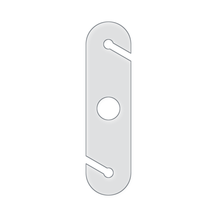 Simple Rounded Wine Caddy Acrylic Router Template