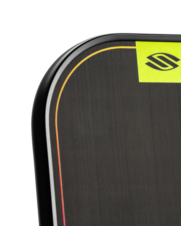 SLK Atlas Max paddle in Ember color with a textured surface and logo