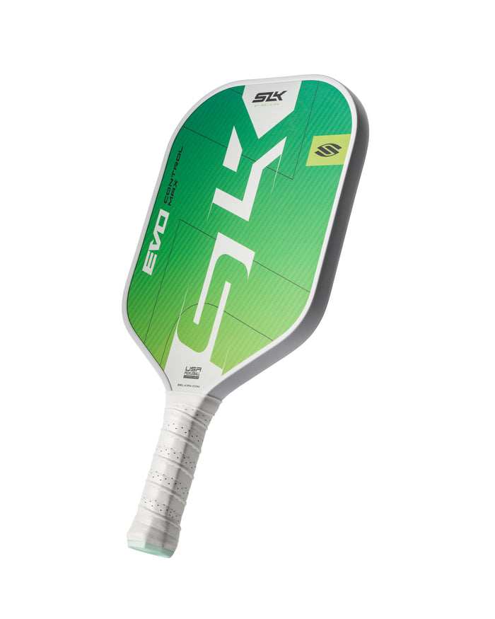 SLK Evo Max Pickleball Paddle by Selkirk Sport in green.