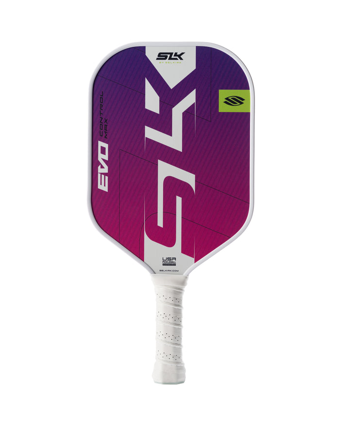 SLK EVO Control paddle in Magenta Mirage design with white handle