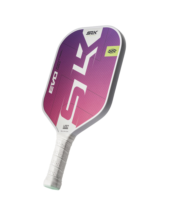 SLK Evo Max Pickleball Paddle by Selkirk Sport in magenta.