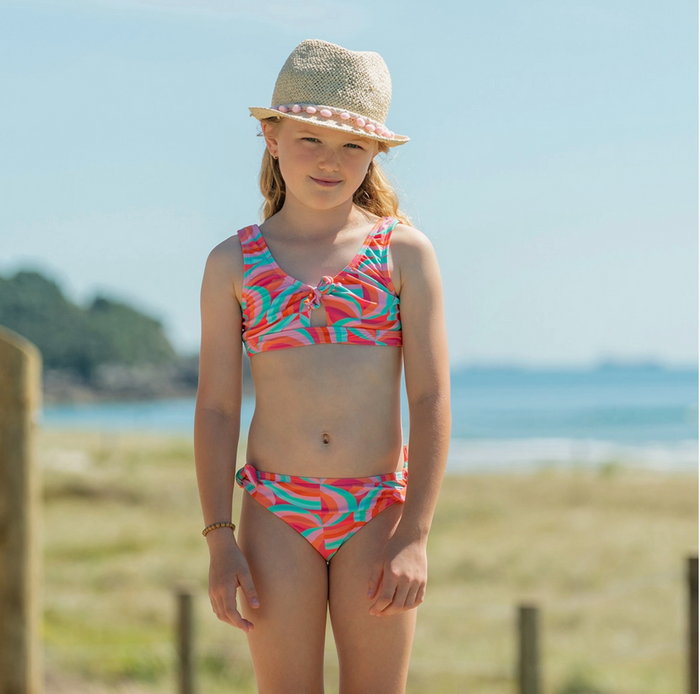 Snapper Rock Pink Pom Pom Fedora