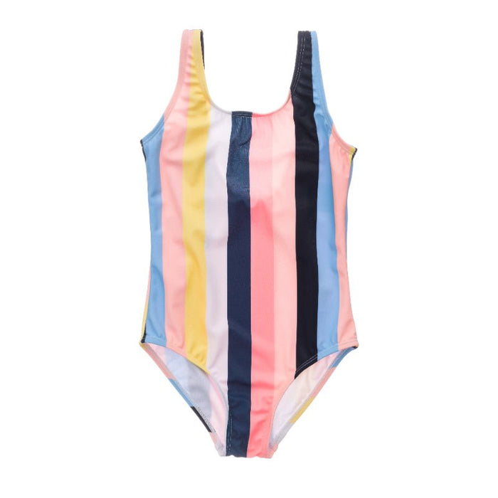 Snapper Rock Striped Scoop Girls Swimsuit - Destination PSP