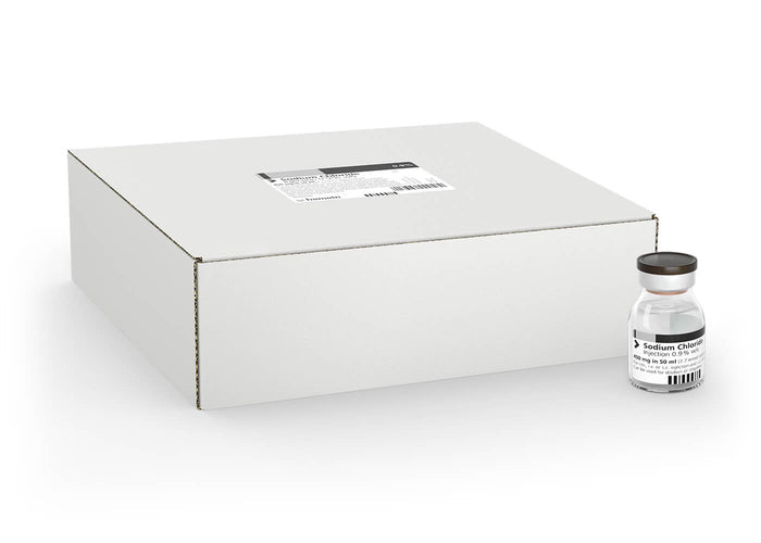 Sodium Chloride 0.9% 0.9% 50 ml (Pack of 25 vials)