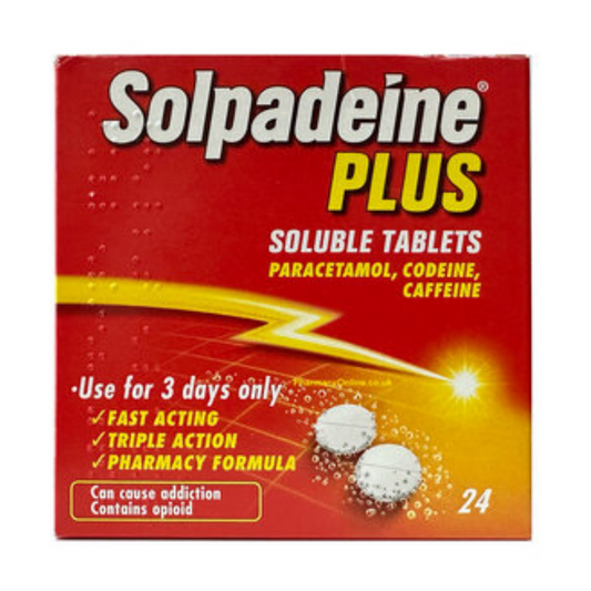 Solpadeine Plus Soluble Tablets Pack of 24
