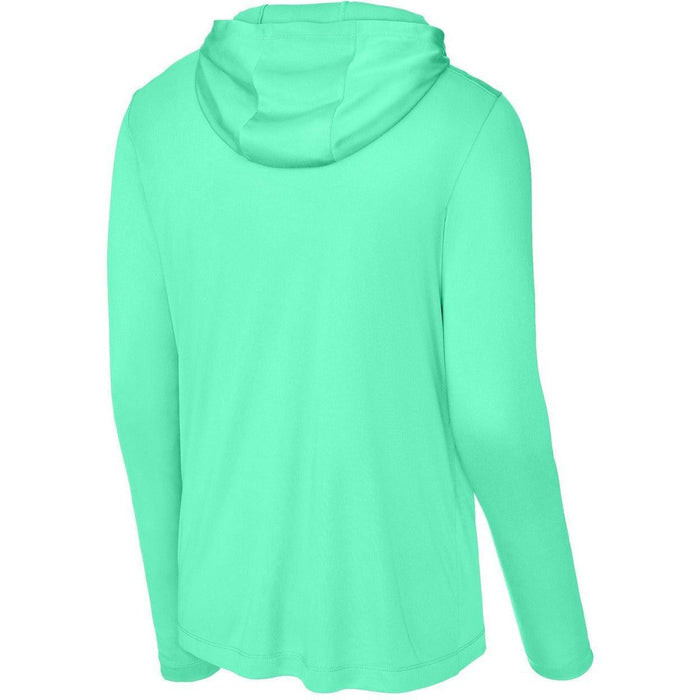 no-logo Sport-Tek Posi-UV Pro Long Sleeve Hoodie-Sport-Tek-Thread Logic