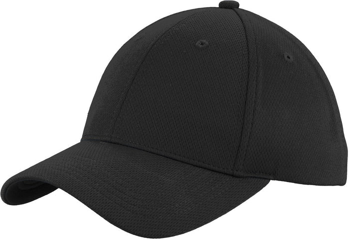Sport-Tek Posicharge Racermesh Cap-Regular-Sport-Tek-Black-OSFA-Thread Logic no-logo