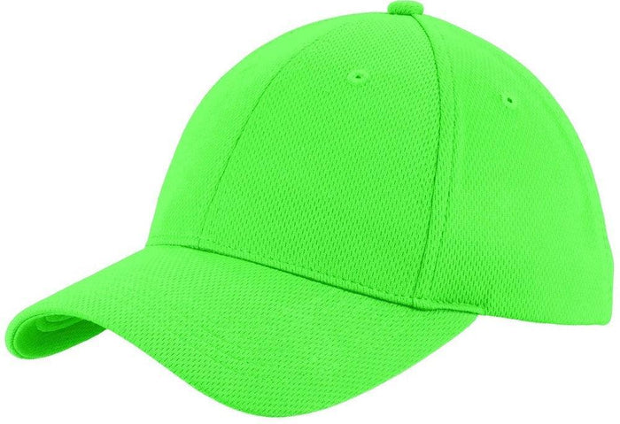Sport-Tek Posicharge Racermesh Cap-Regular-Sport-Tek-Neon Green-OSFA-Thread Logic no-logo