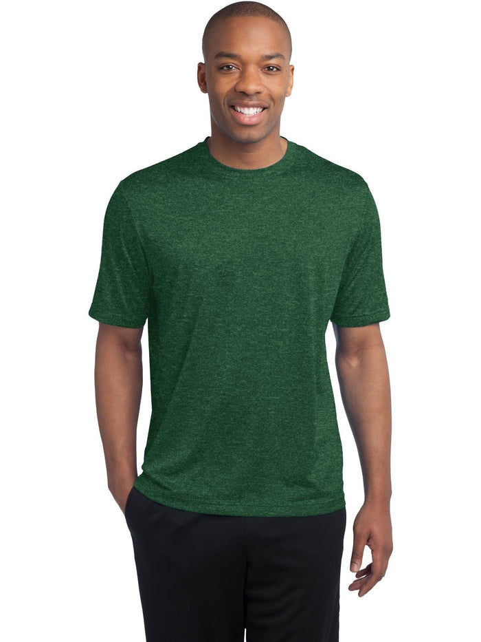 Sport-Tek Tall Heather Contender Tee-Regular-Sport-Tek-Forest Green Heather-LT-Thread Logic