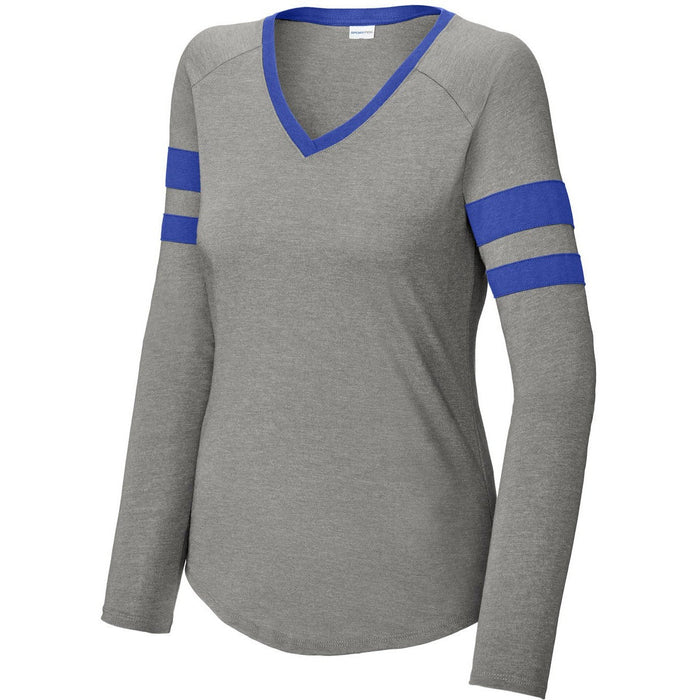 True Royal/Vintage Heather / XS