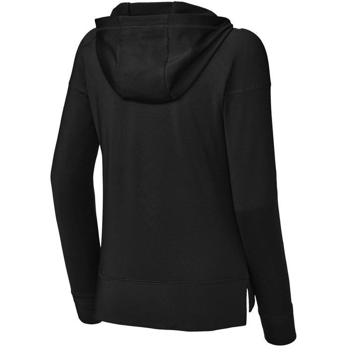 no-logo Sport-Tek Ladies Sport-Wick Stretch 1/2-Zip Hoodie-Sport-Tek-Thread Logic