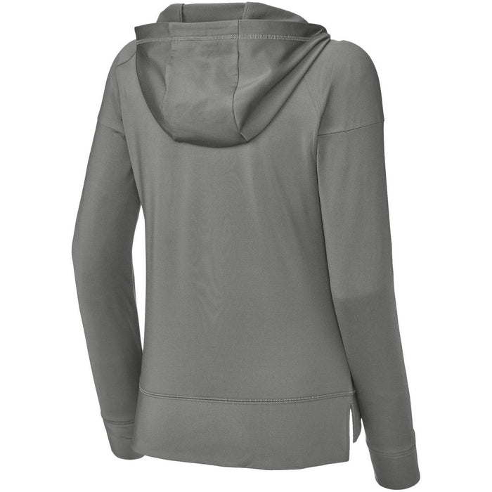 no-logo Sport-Tek Ladies Sport-Wick Stretch 1/2-Zip Hoodie-Sport-Tek-Thread Logic