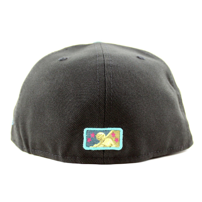 St. Catharines Stompers HOMETOWN COLLECTION New Era 59Fifty Fitted Hat (Zombie Pack Pack BLACK PINE NEEDLE GREEN NEW OLIVE Under Brim)