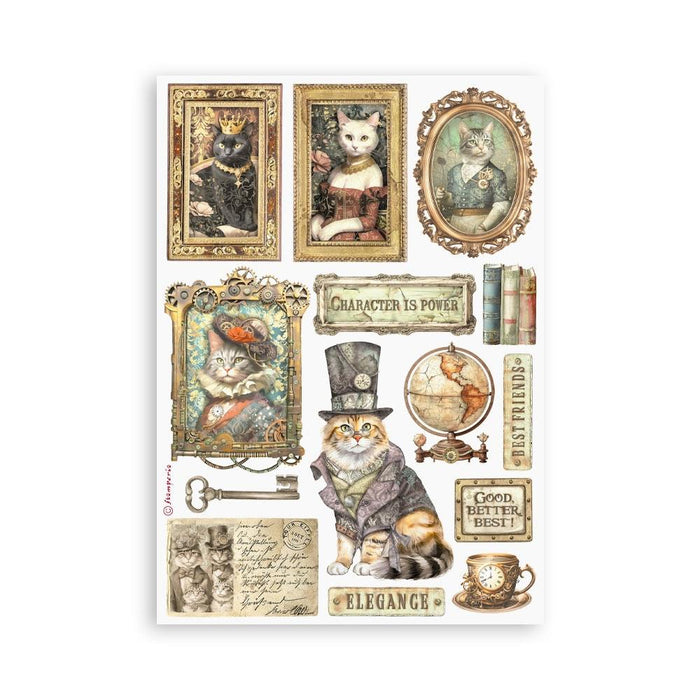 Stamperia - A5 Washi Pad - 8/Pkg - Altergo On 8 sheets of translucent washi paper, easy to cut Available at embellish Away located in Bowmanville Ontario Canada