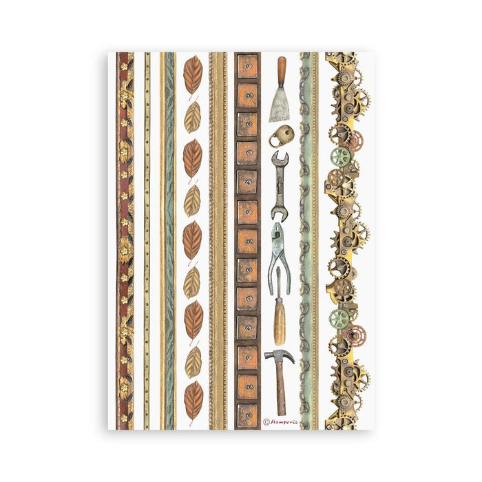 Stamperia - A5 Washi Pad - 8/Pkg - Altergo On 8 sheets of translucent washi paper, easy to cut Available at embellish Away located in Bowmanville Ontario Canada