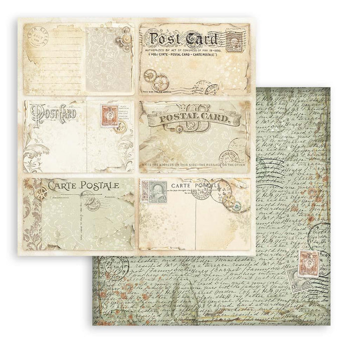 Stamperia - Backgrounds Double-Sided Paper Pad 12"X12" - 10/Pkg - Alterego. Available at Embellish Away located in Bowmanville Ontario Canada