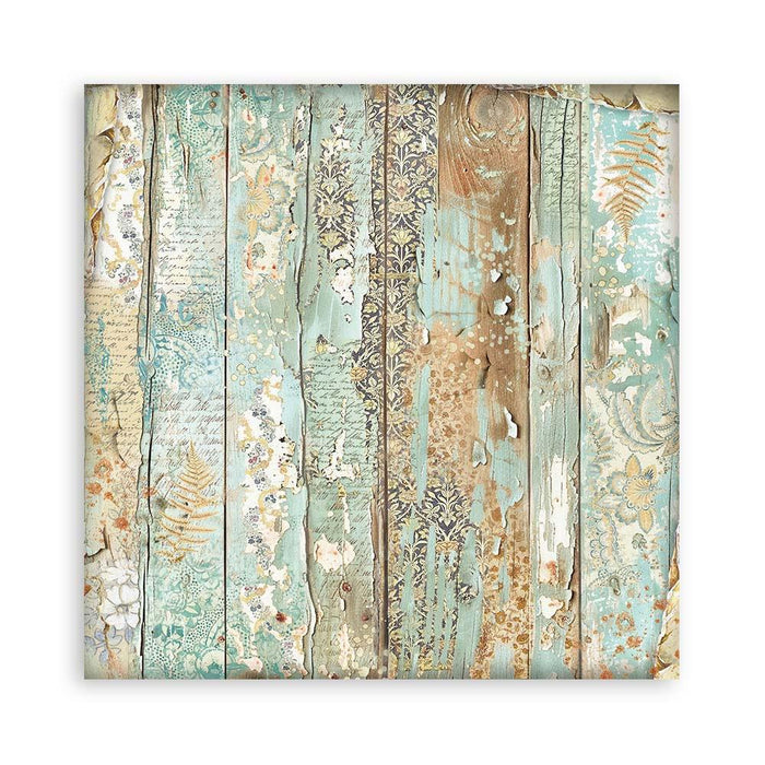 Stamperia - Backgrounds Double-Sided paper Pad 8"X8" - 10/Pkg - Alterego. Available at Embellish Away located in Bowmanville Ontario Canada.