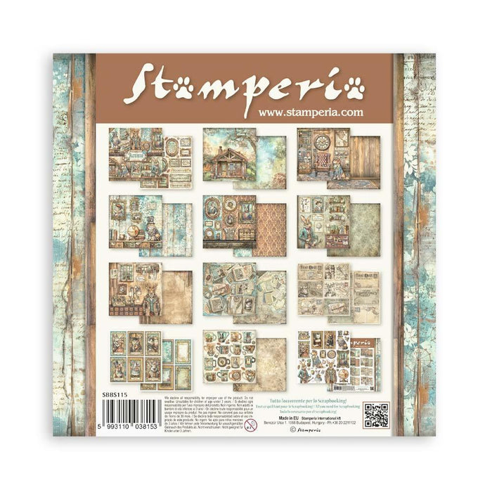 Stamperia - Double-Sided Paper Pad 8"X8" - 10/Pkg - Alterego. Create cards, scrapbooks, etc. Available at Embellish Away located in Bowmanville Ontario Canada.
