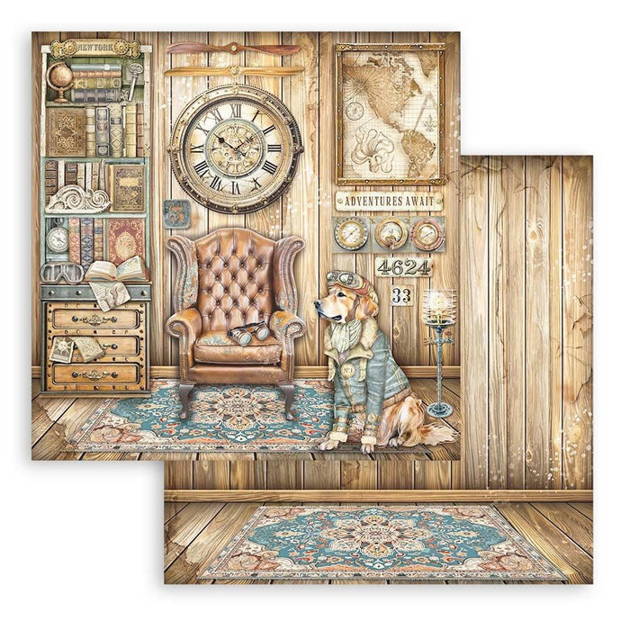 Stamperia - Double-Sided Paper Pad 8"X8" - 10/Pkg - Alterego. Create cards, scrapbooks, etc. Available at Embellish Away located in Bowmanville Ontario Canada.