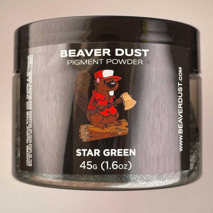 Star Green Beaver Dust Mica Pigments
