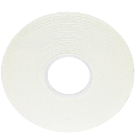 Sticky Thumb - Double-Sided Foam Tape - 3.94 Yards White, 0.125"X2mm. Take craft projects to new heights with double-sided foam adhesive. It's perfect for adding a bit of dimension to most paper, plastic, fabric, metal, wood, and even glass projects. Available at Embellish Away located in Bowmanville Ontario Canada.