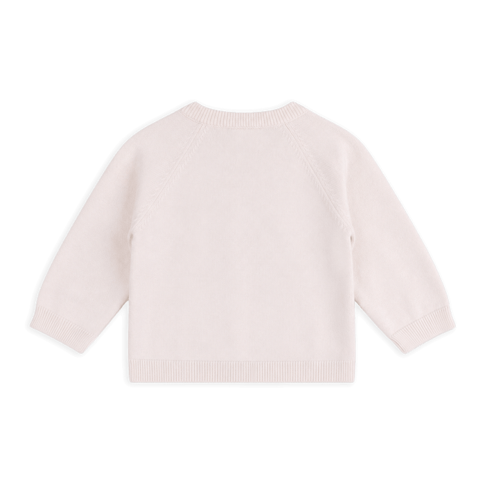 Surf Embroidered Baby Knit Pullover, Organic Cotton - Back